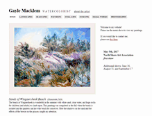 Tablet Screenshot of gaylemacklem.com